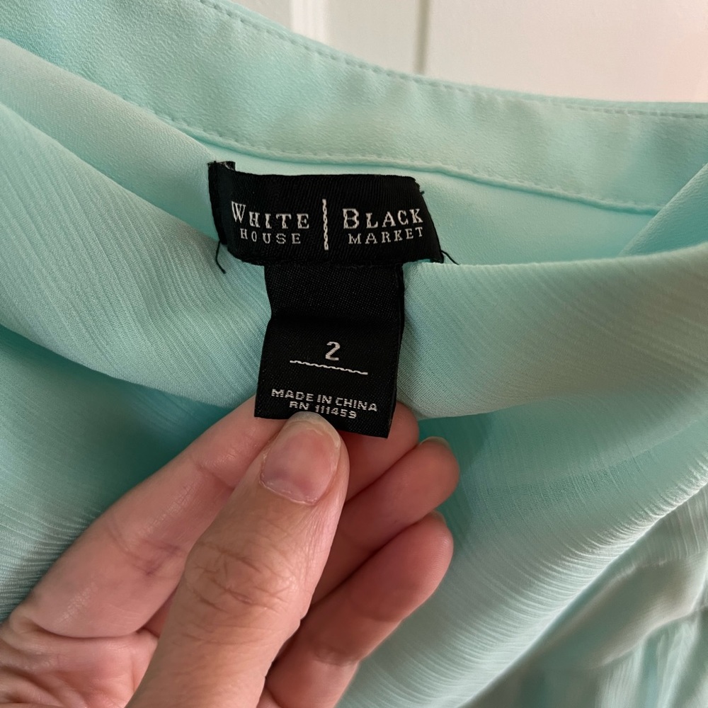 WHBM size 2 dress in teal